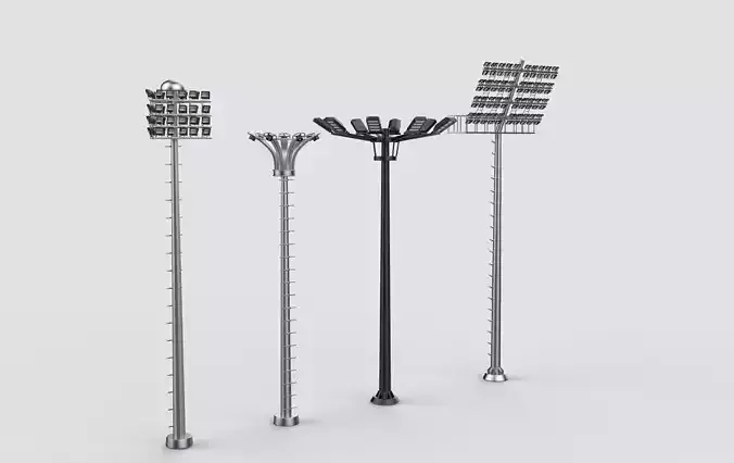 Stadium Light Tower all 3D model