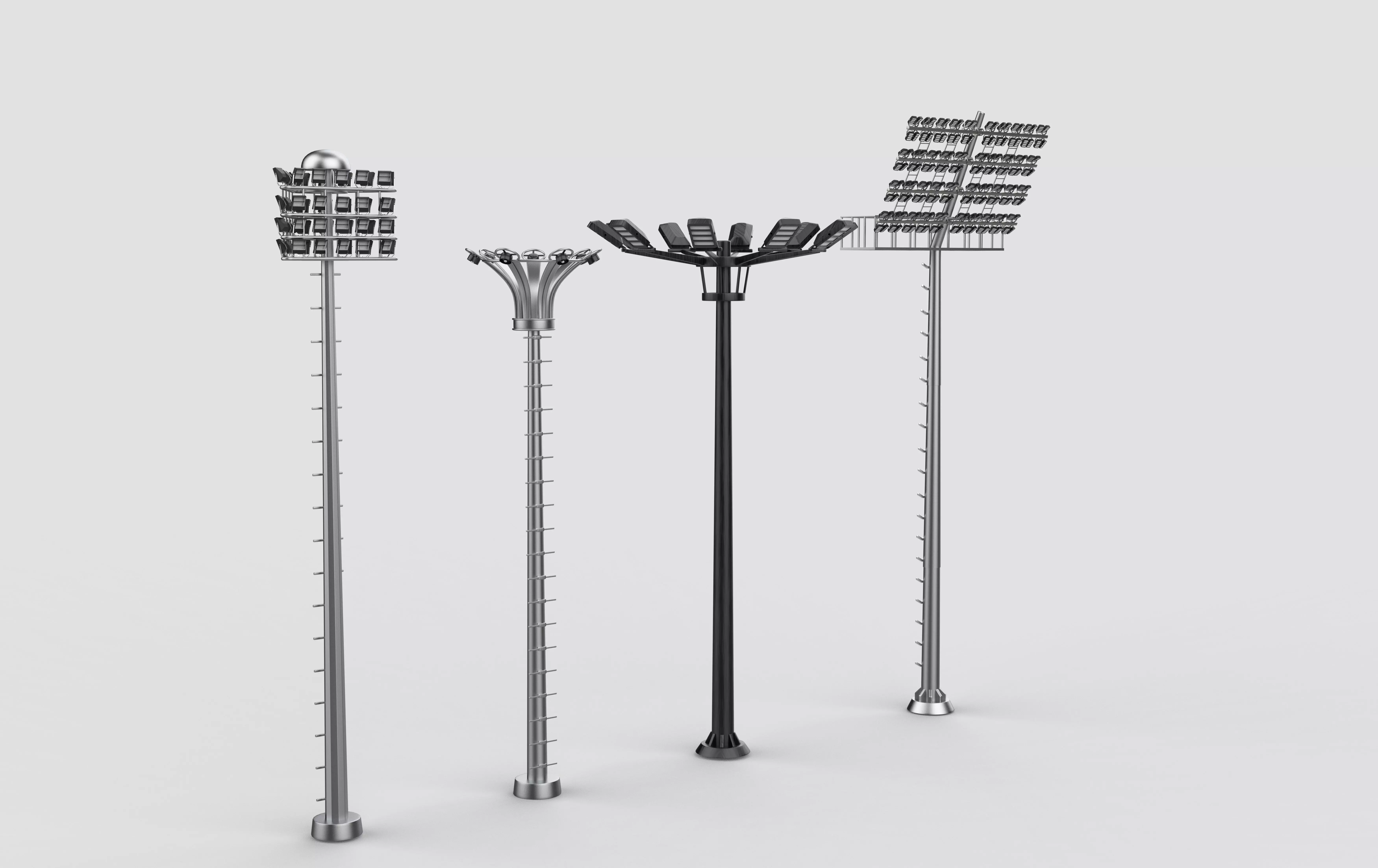 Stadium Light Tower all 3D model_0