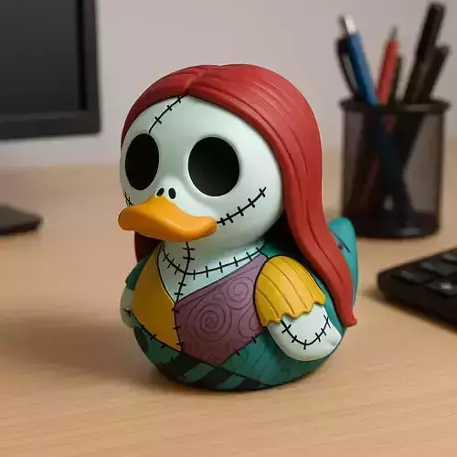 Rubber Duck - Sally skellington model - 3D print