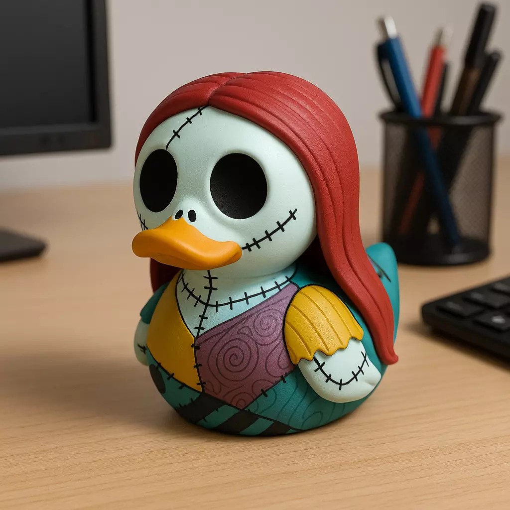 Rubber Duck - Sally skellington model - 3D print 3D print model_0