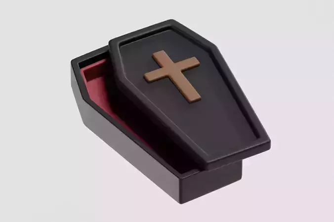 Coffin 3d model