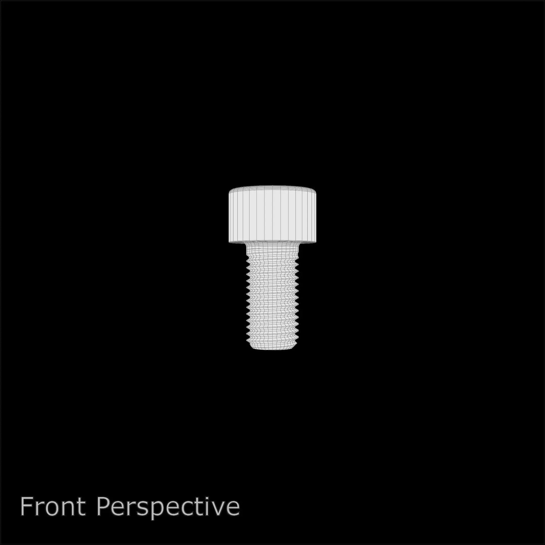 Steel Stained M6 Torx T30 Cap Bolt with PBR 4K 3D model_8