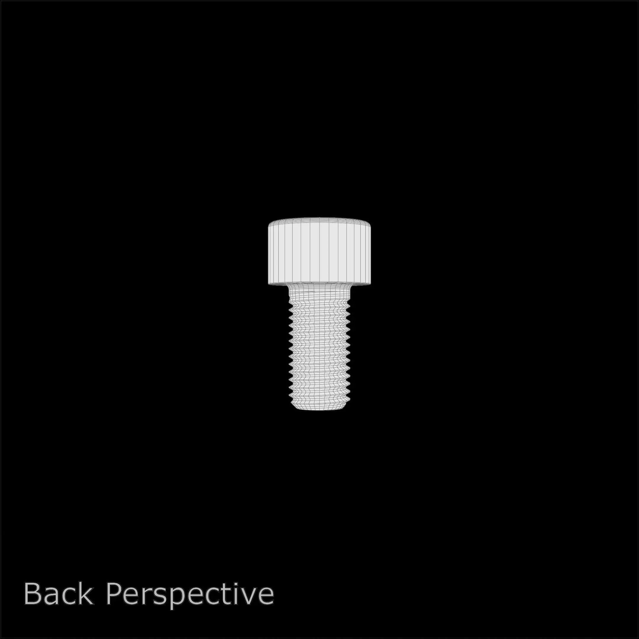 Steel Stained M6 Torx T30 Cap Bolt with PBR 4K 3D model_9