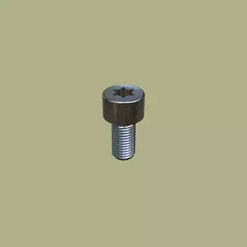 Steel Stained M6 Torx T30 Cap Bolt with PBR 4K