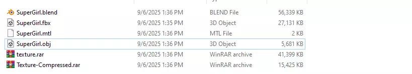 Stylized Sci-Fi Female Character Low-poly 3D model_8
