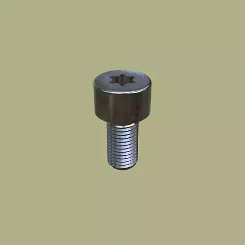 Steel Stained M8 Torx T40 Cap Bolt with PBR 4K