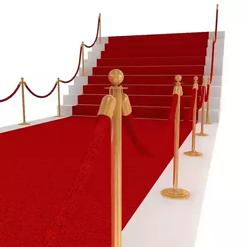 Stanchions Velvet Rope and Red Carpet
