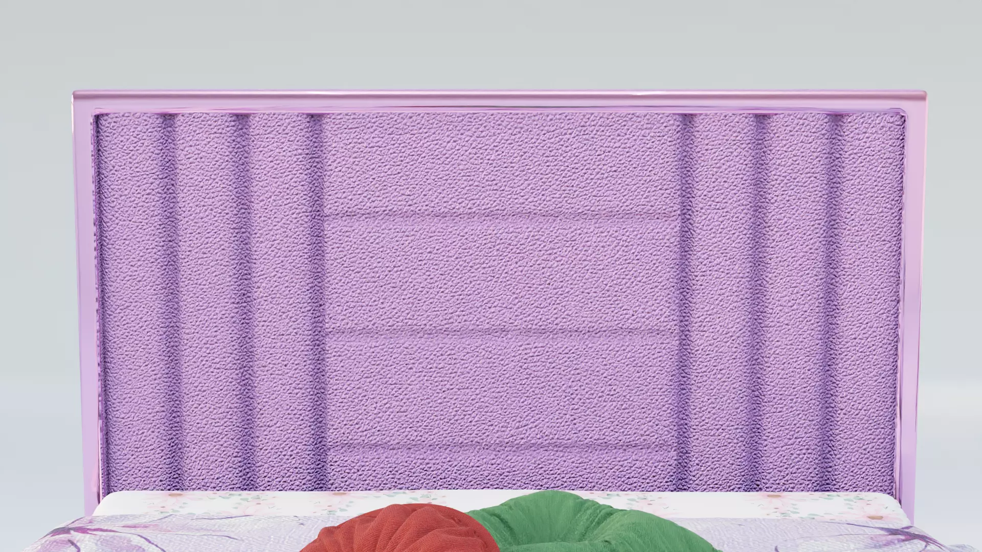 Penchat Markurio Bed Low-poly 3D model_3