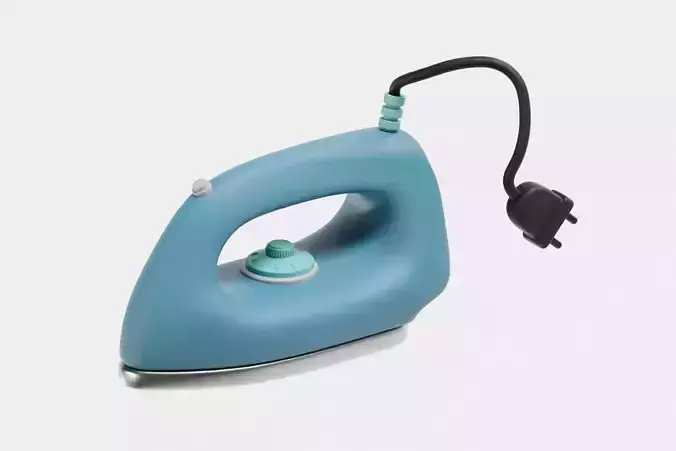 Clothes Iron Low-poly 3D model