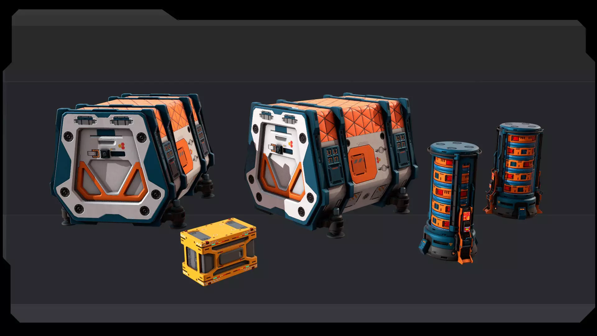 MARS Missions Pack Low-poly 3D model_12
