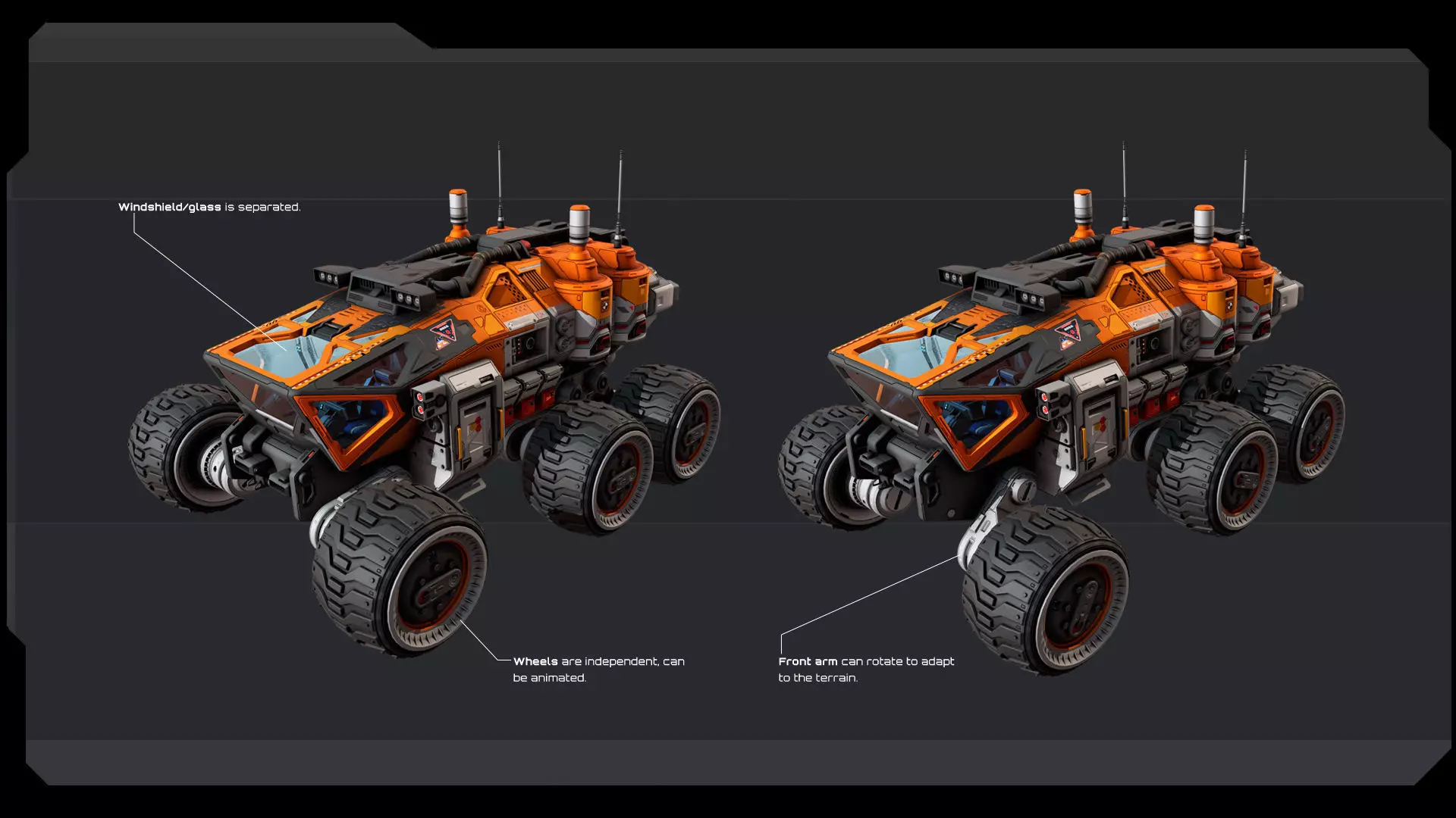 MARS Missions Pack Low-poly 3D model_4