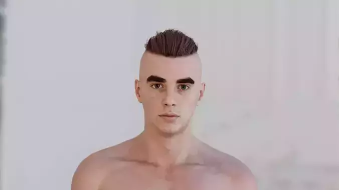 Roma - Rigged Male 3D Model Low-poly 3D model