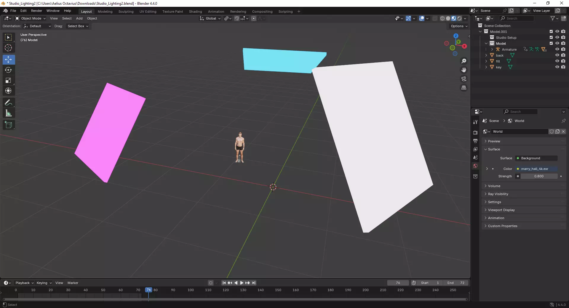 Roma - Rigged Male 3D Model Low-poly 3D model_4