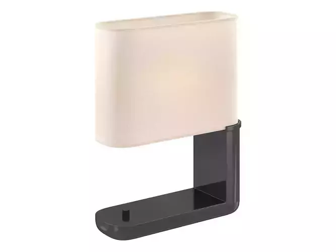 Modern Fabric Table Lamp 3D model