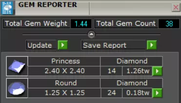 White Gold Ring with Sapphires and Diamonds Model mr0265 3D print model_7