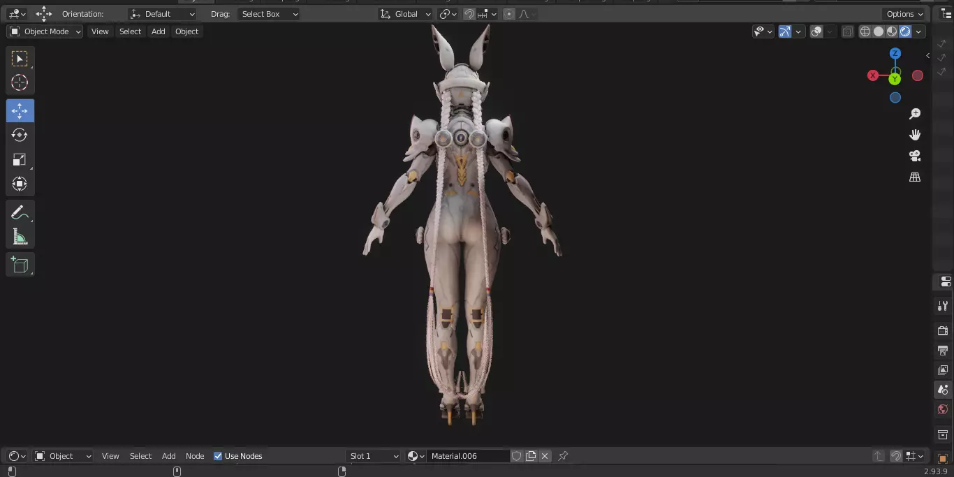 The First Descendant Skin 5 3D model_16