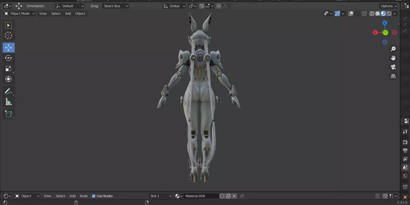 The First Descendant Skin 5 3D model_9