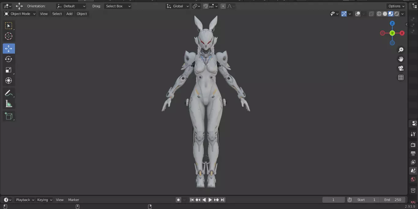 The First Descendant Skin 5 3D model_6