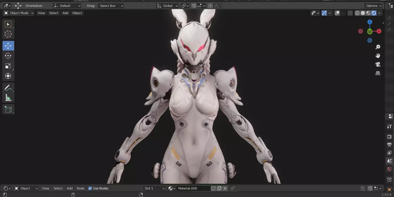 The First Descendant Skin 5 3D model_12