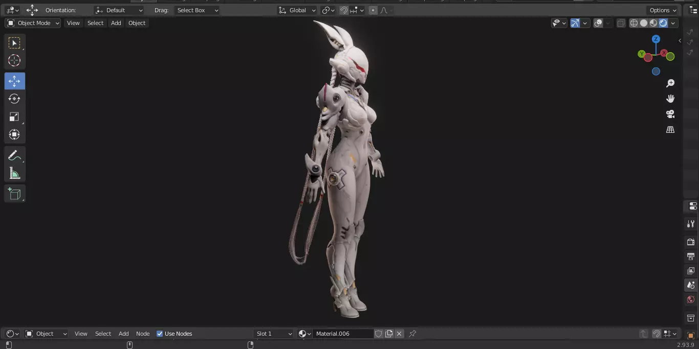 The First Descendant Skin 5 3D model_18