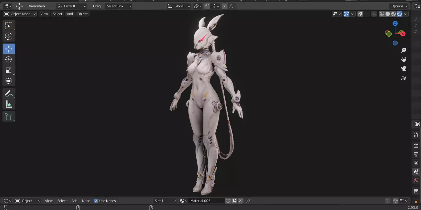 The First Descendant Skin 5 3D model_14