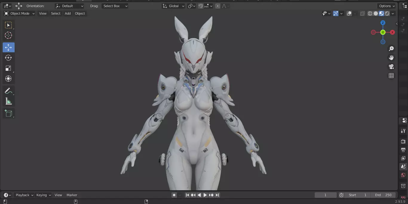 The First Descendant Skin 5 3D model_5