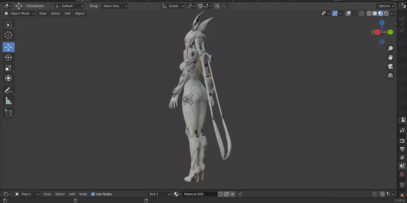 The First Descendant Skin 5 3D model_8