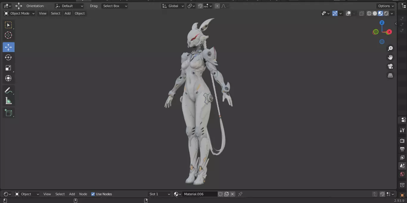 The First Descendant Skin 5 3D model_7