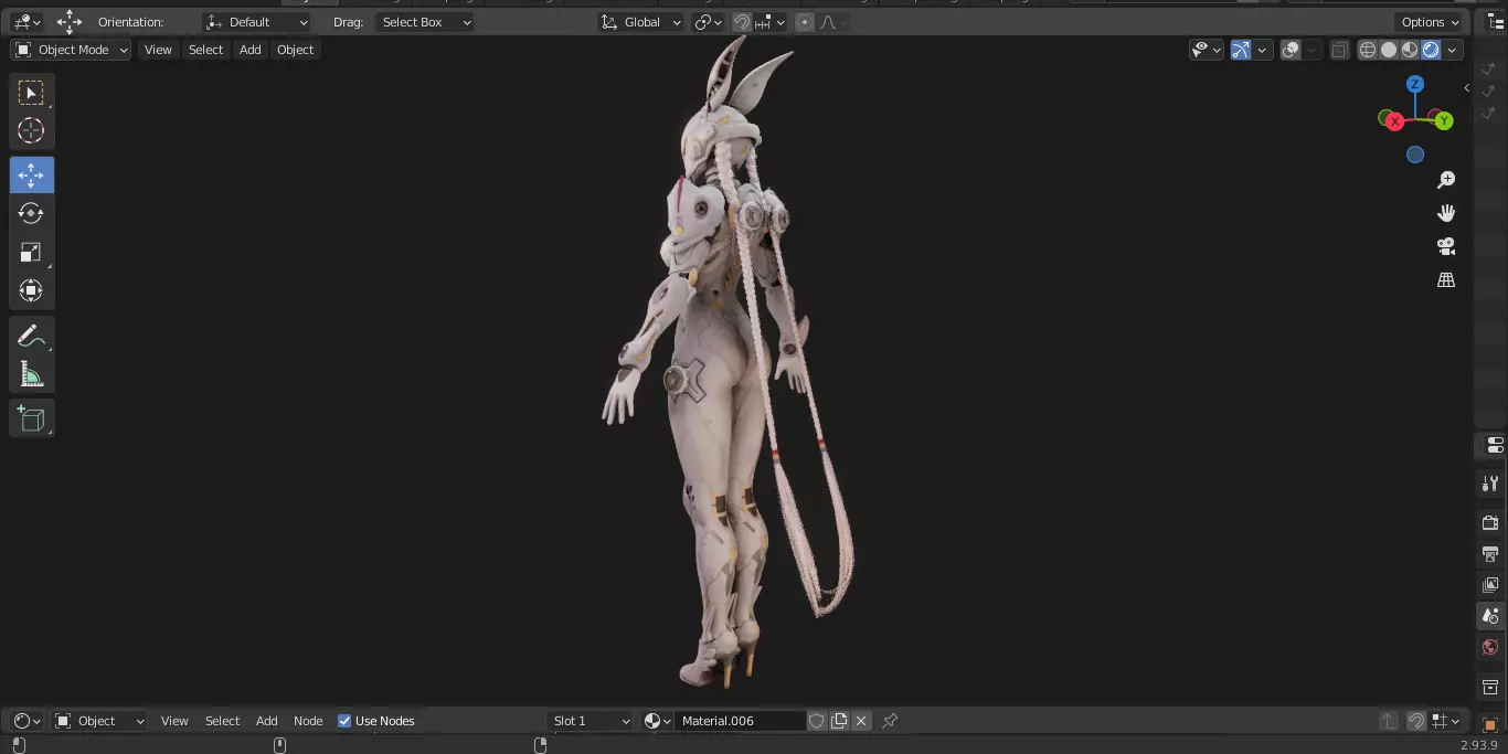 The First Descendant Skin 5 3D model_15