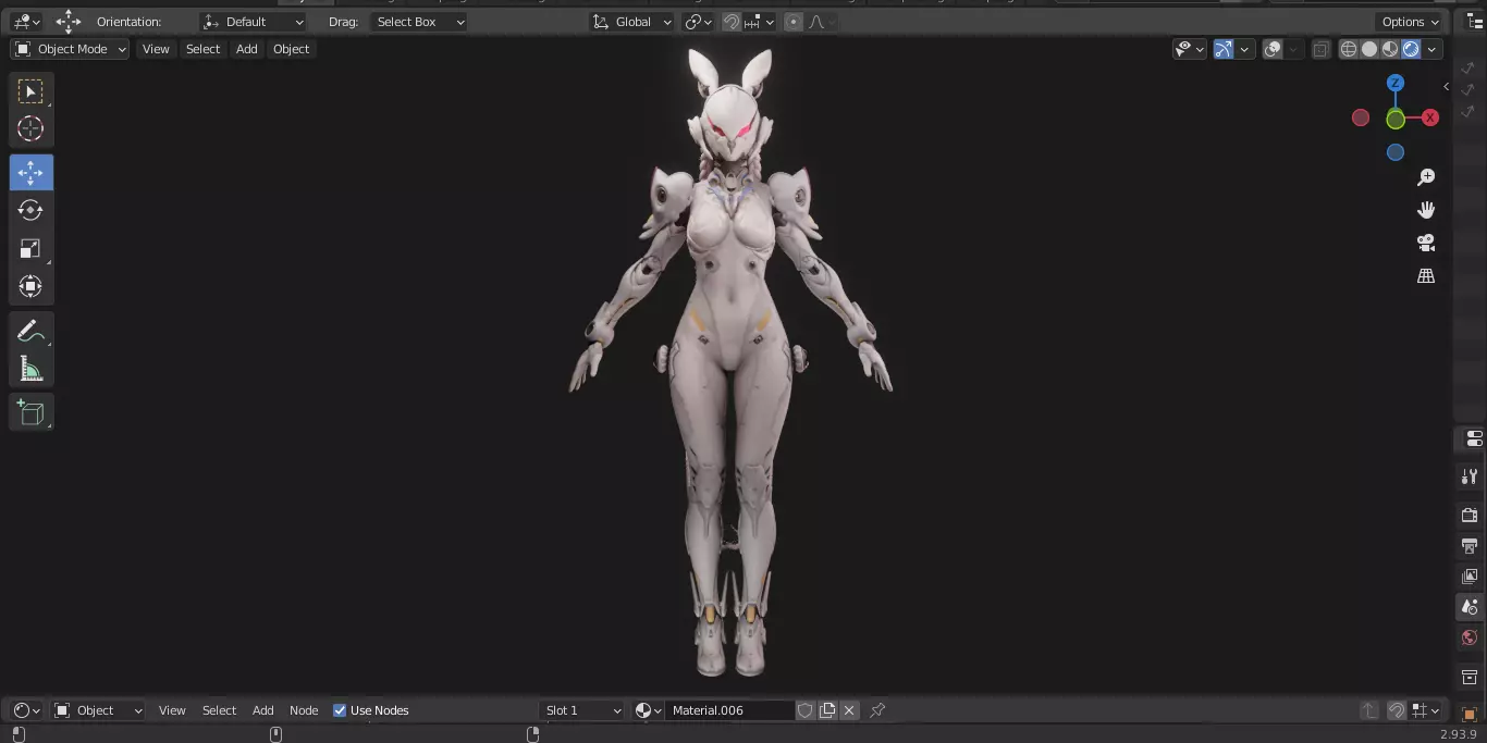 The First Descendant Skin 5 3D model_13