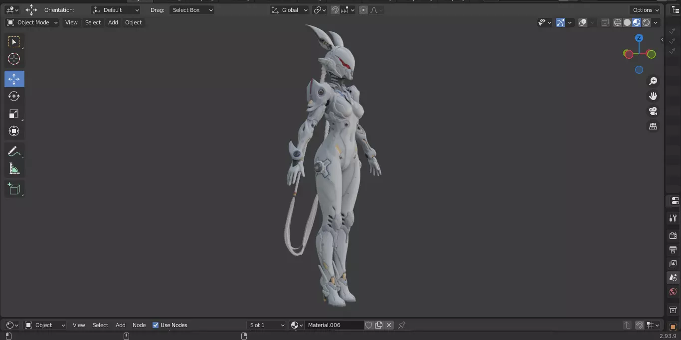The First Descendant Skin 5 3D model_11