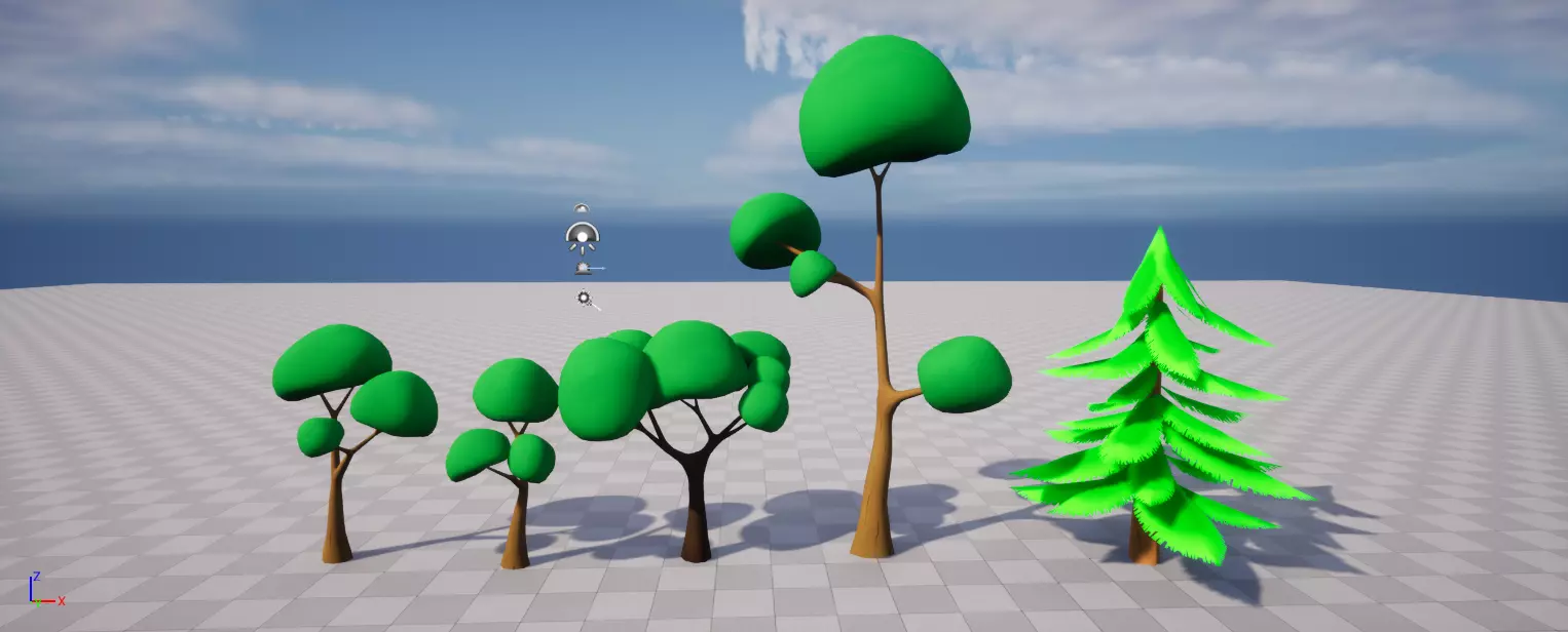  Stylized Forest Pack - Low Poly Low-poly 3D model_2