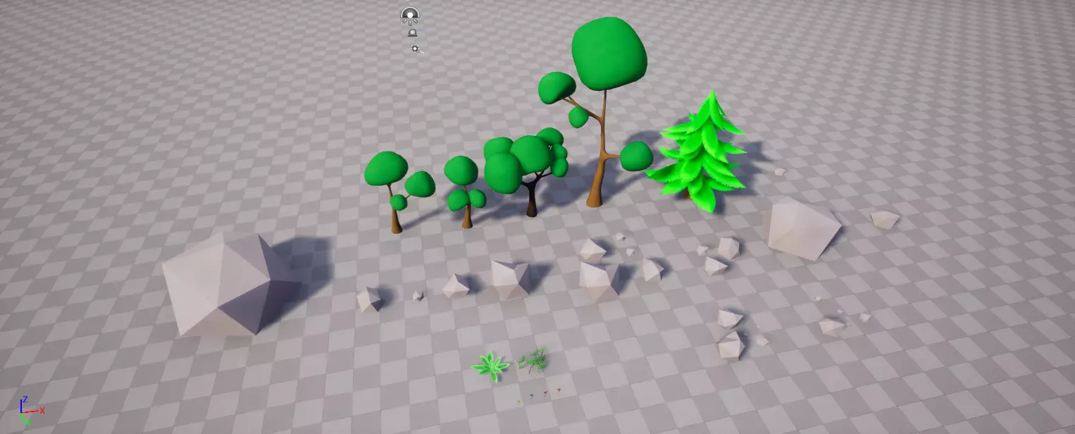  Stylized Forest Pack - Low Poly Low-poly 3D model_0