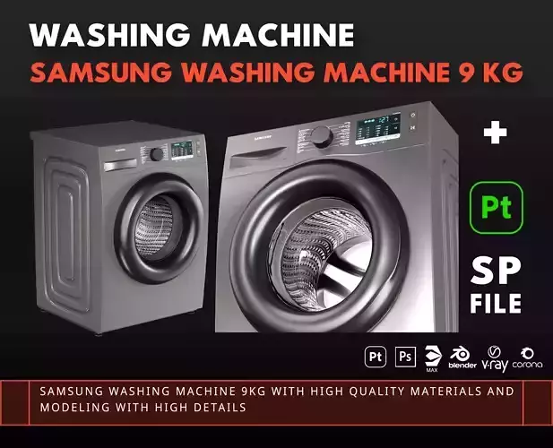 Samsung Washing Machine Front Loading 9kg