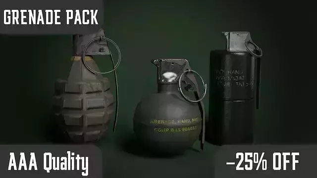 Grenade Pack Game Ready