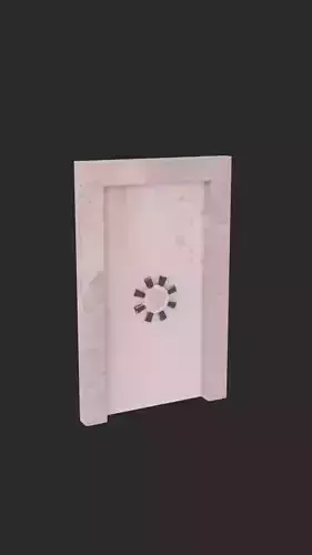 Post Apocalyptic Bunker Door