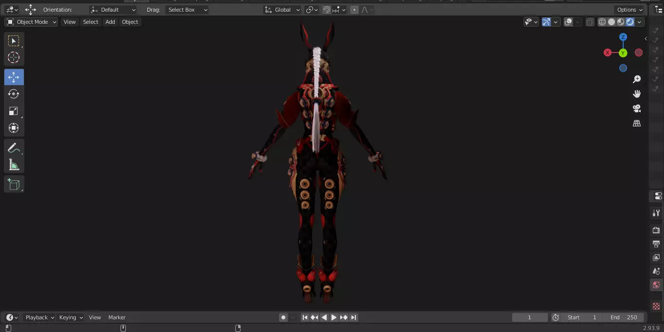 The First Descendant Skin 6 3D model_40