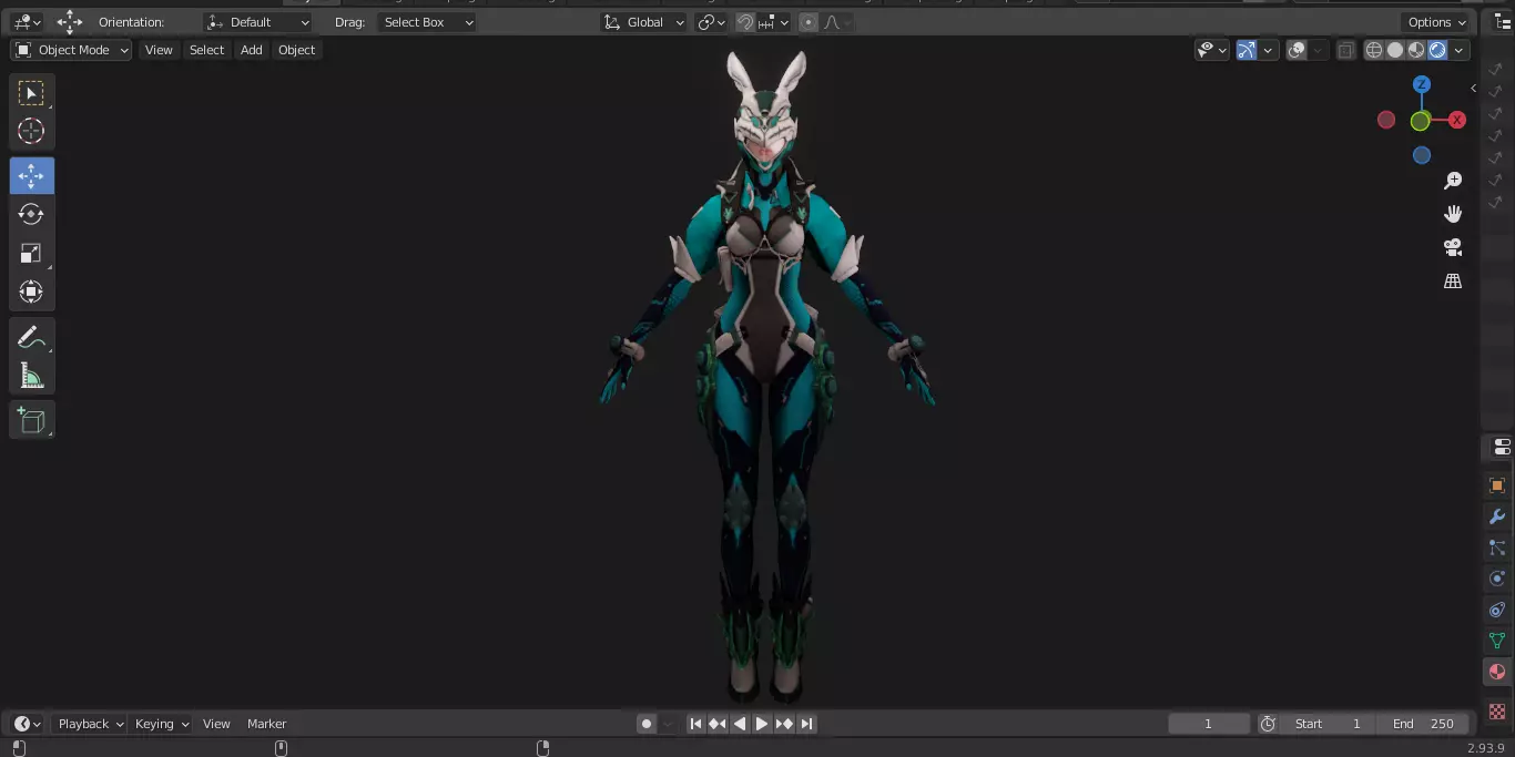 The First Descendant Skin 6 3D model_16