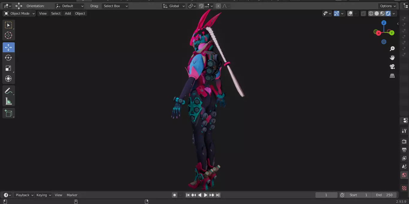 The First Descendant Skin 6 3D model_54