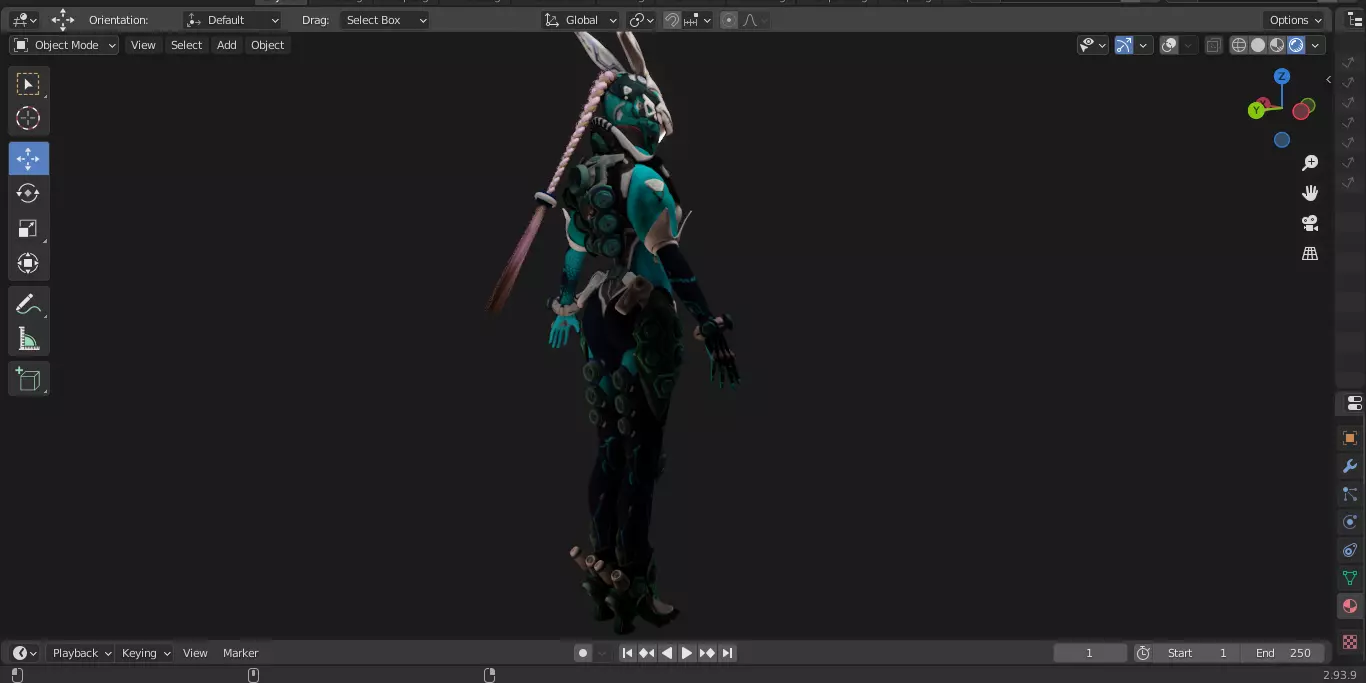 The First Descendant Skin 6 3D model_22