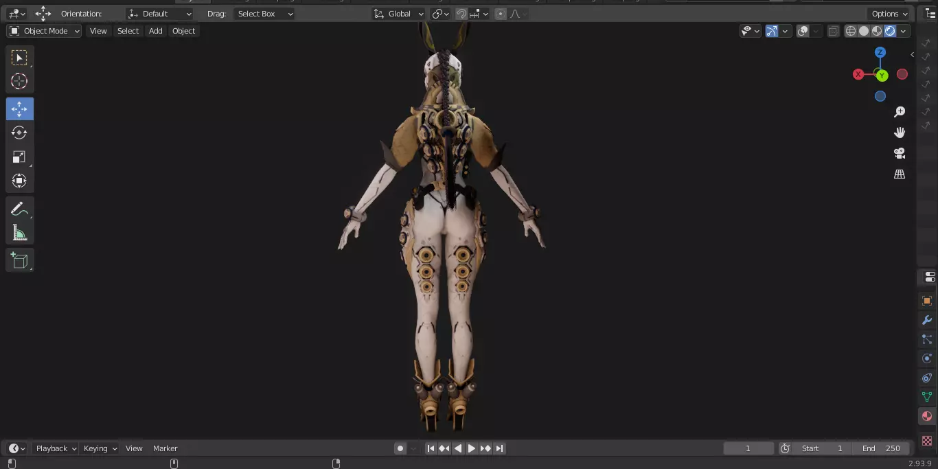 The First Descendant Skin 6 3D model_42