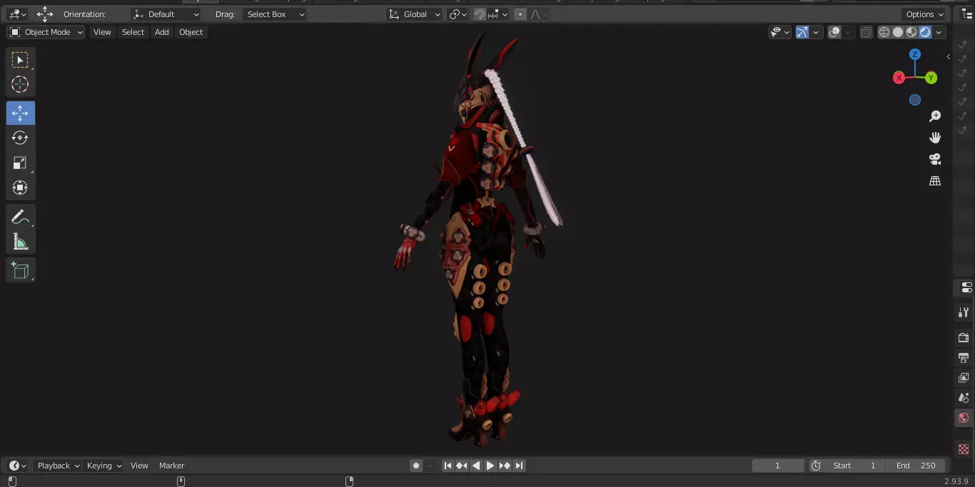 The First Descendant Skin 6 3D model_35