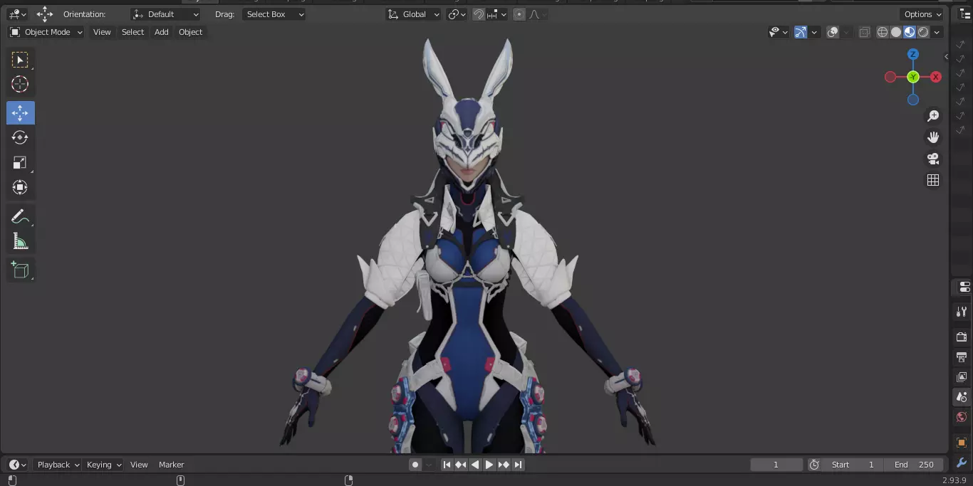 The First Descendant Skin 6 3D model_53