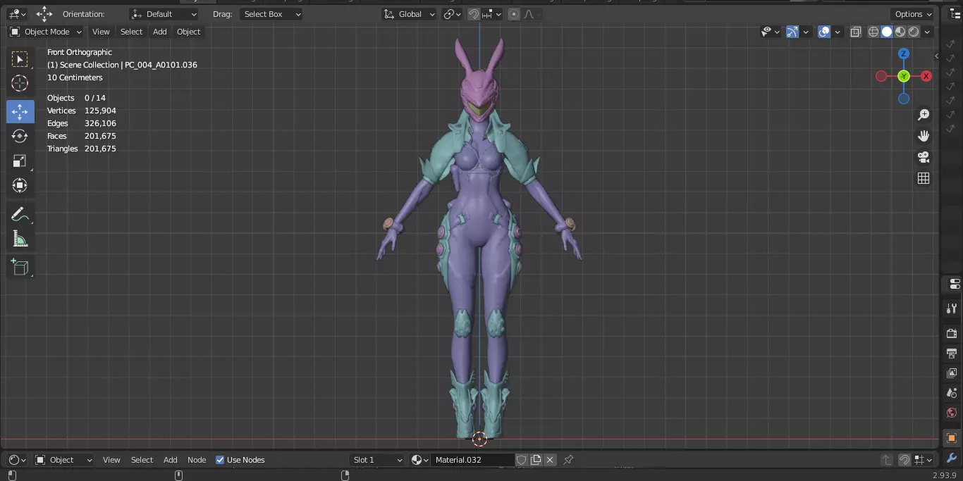 The First Descendant Skin 6 3D model_3