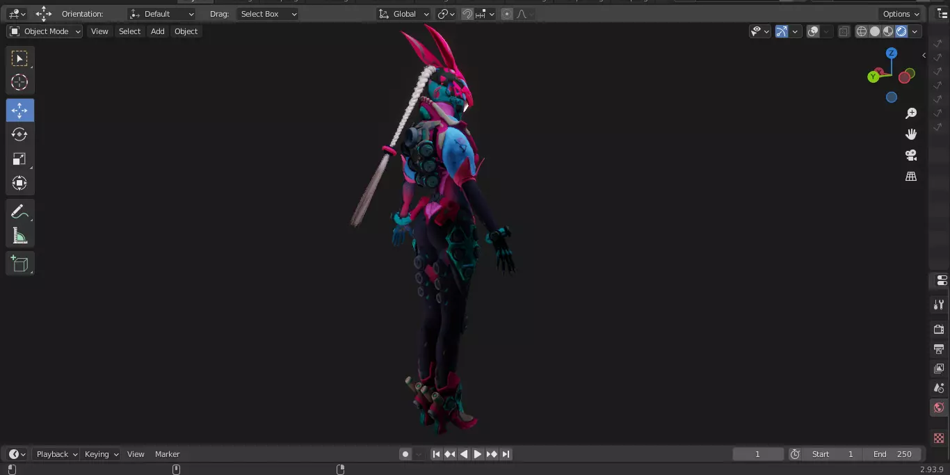 The First Descendant Skin 6 3D model_45