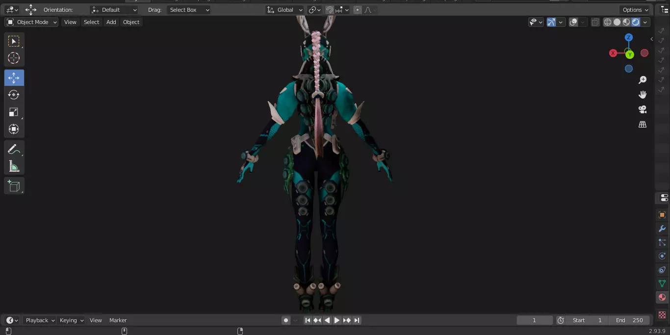 The First Descendant Skin 6 3D model_38