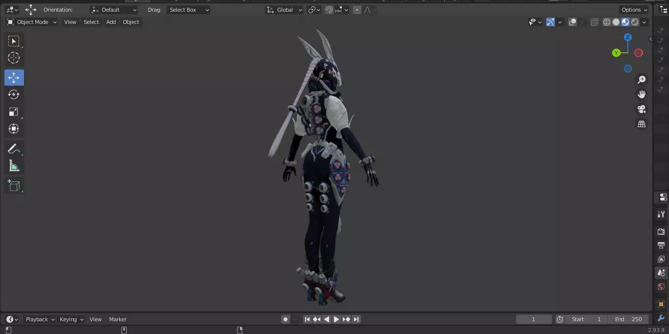 The First Descendant Skin 6 3D model_27
