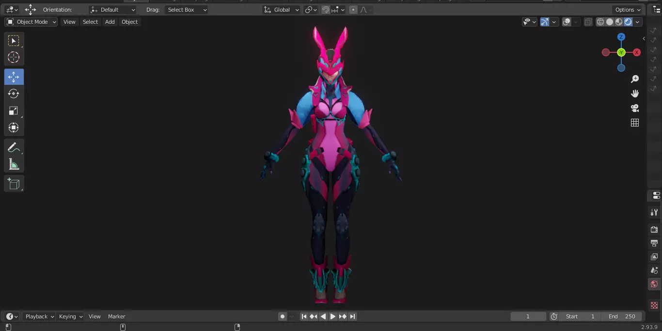 The First Descendant Skin 6 3D model_43