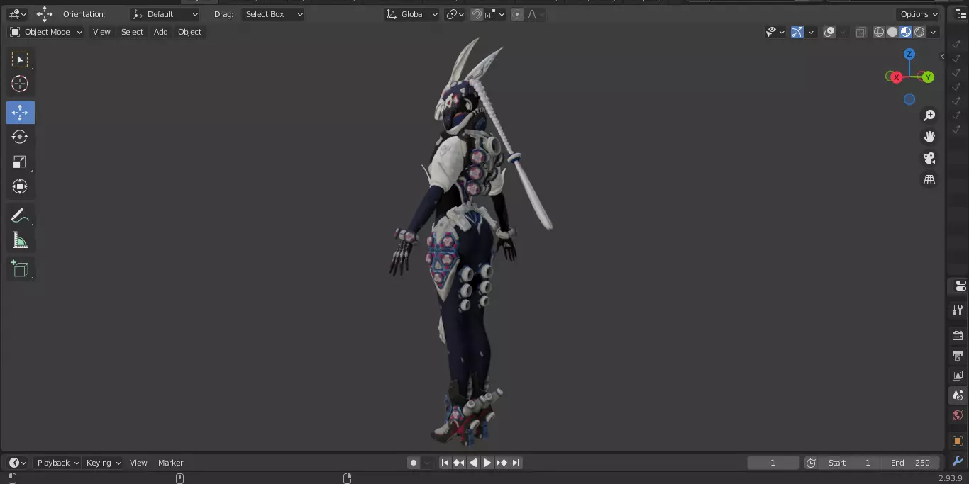 The First Descendant Skin 6 3D model_21