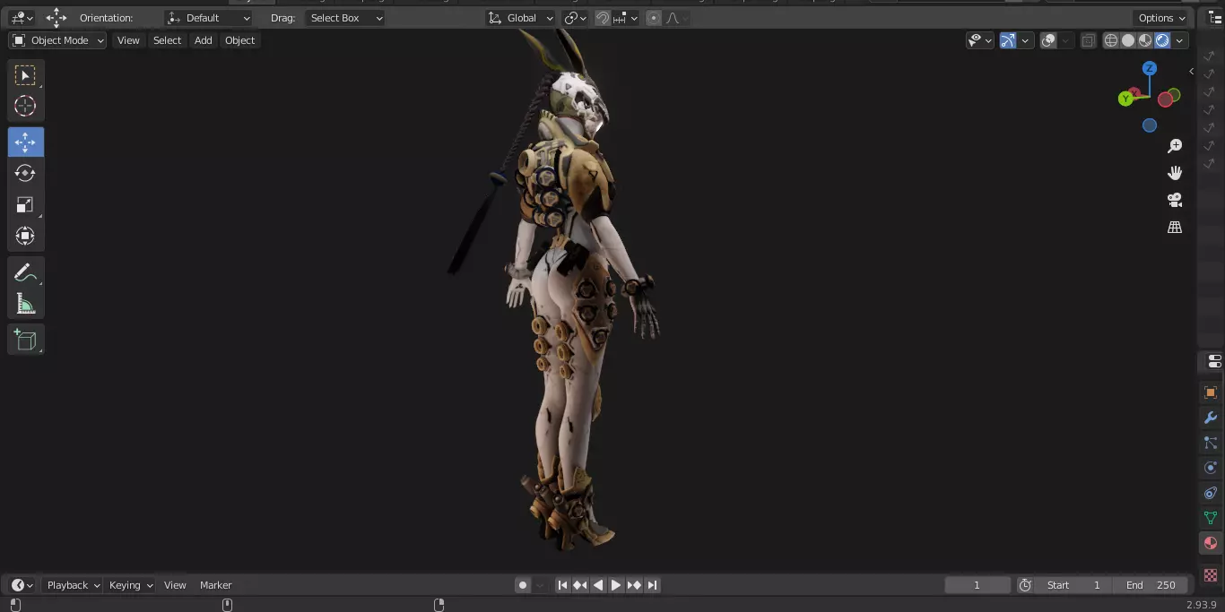 The First Descendant Skin 6 3D model_9
